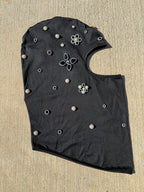 Black/ Pearl ‘ The Pearl Sheep” 1of1 Galaclava