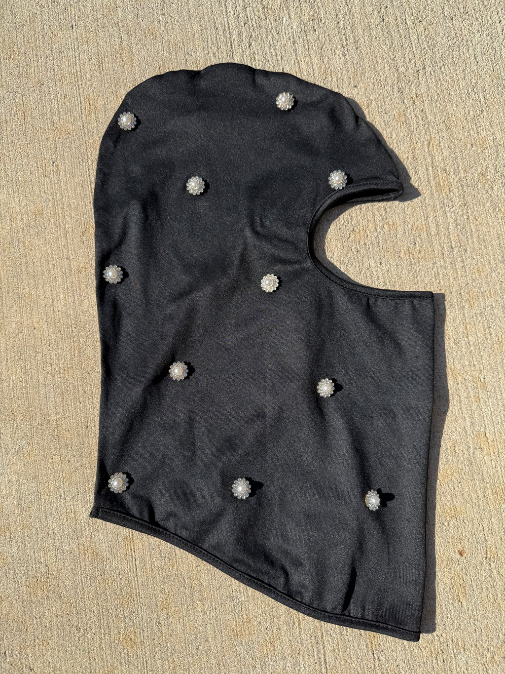 Black/ Pearl ‘Mother of Pearls’ 1of1 Galaclava