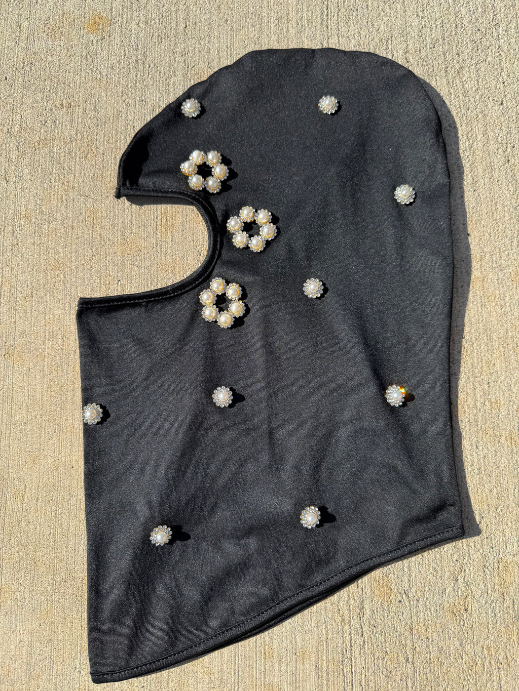 Black/ Pearl ‘Mother of Pearls’ 1of1 Galaclava