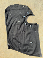 Black/ Studded ‘Black Panther’ 1of1 Galaclava