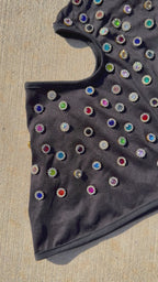 Black/ Studded ‘Skittles’ 1of1 Galaclava