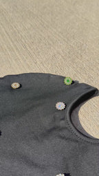 Black/ Studded ‘4th of July’ 1of1 Galaclava