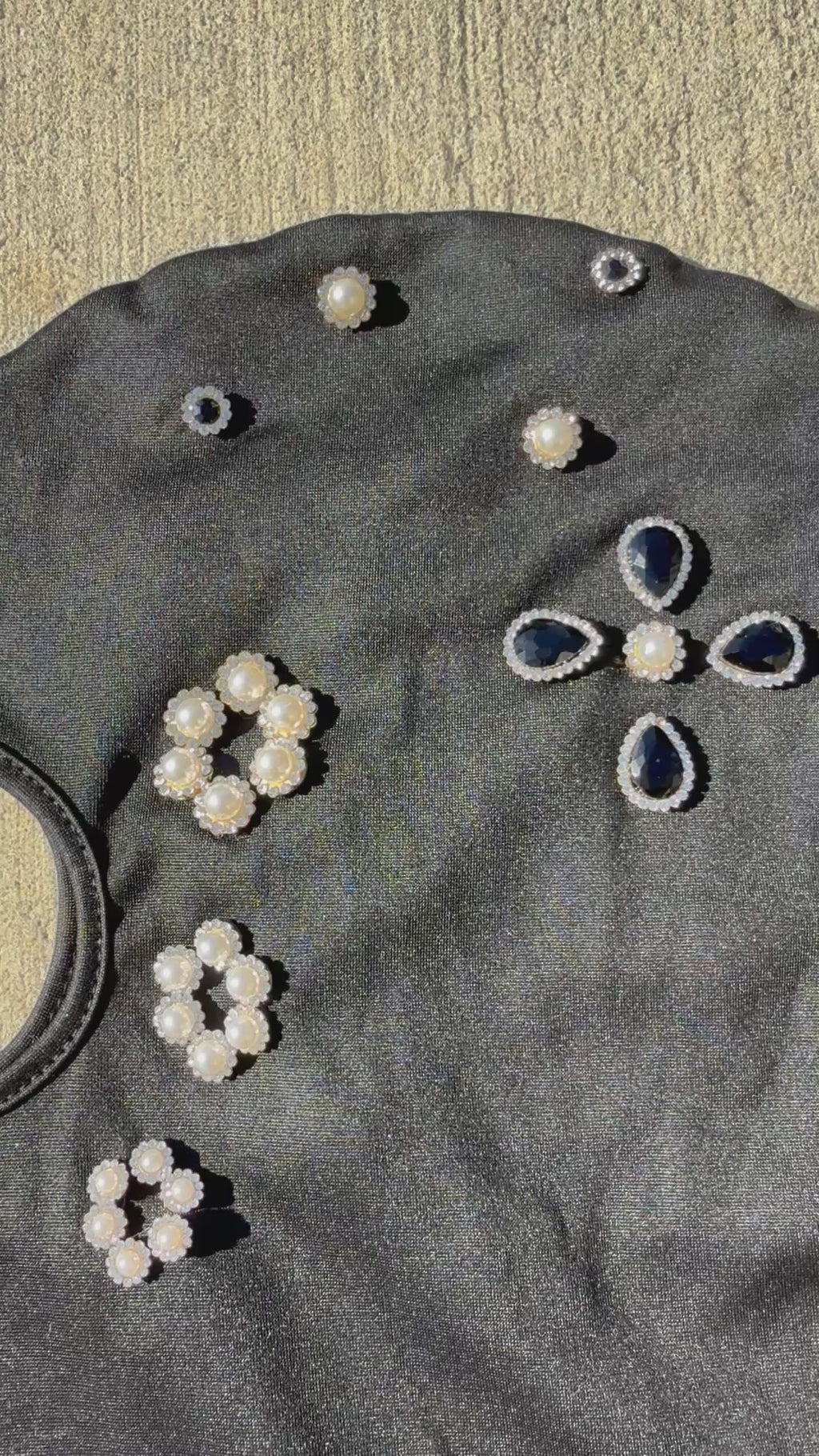 Black/ Pearl ‘ The Pearl Sheep” 1of1 Galaclava