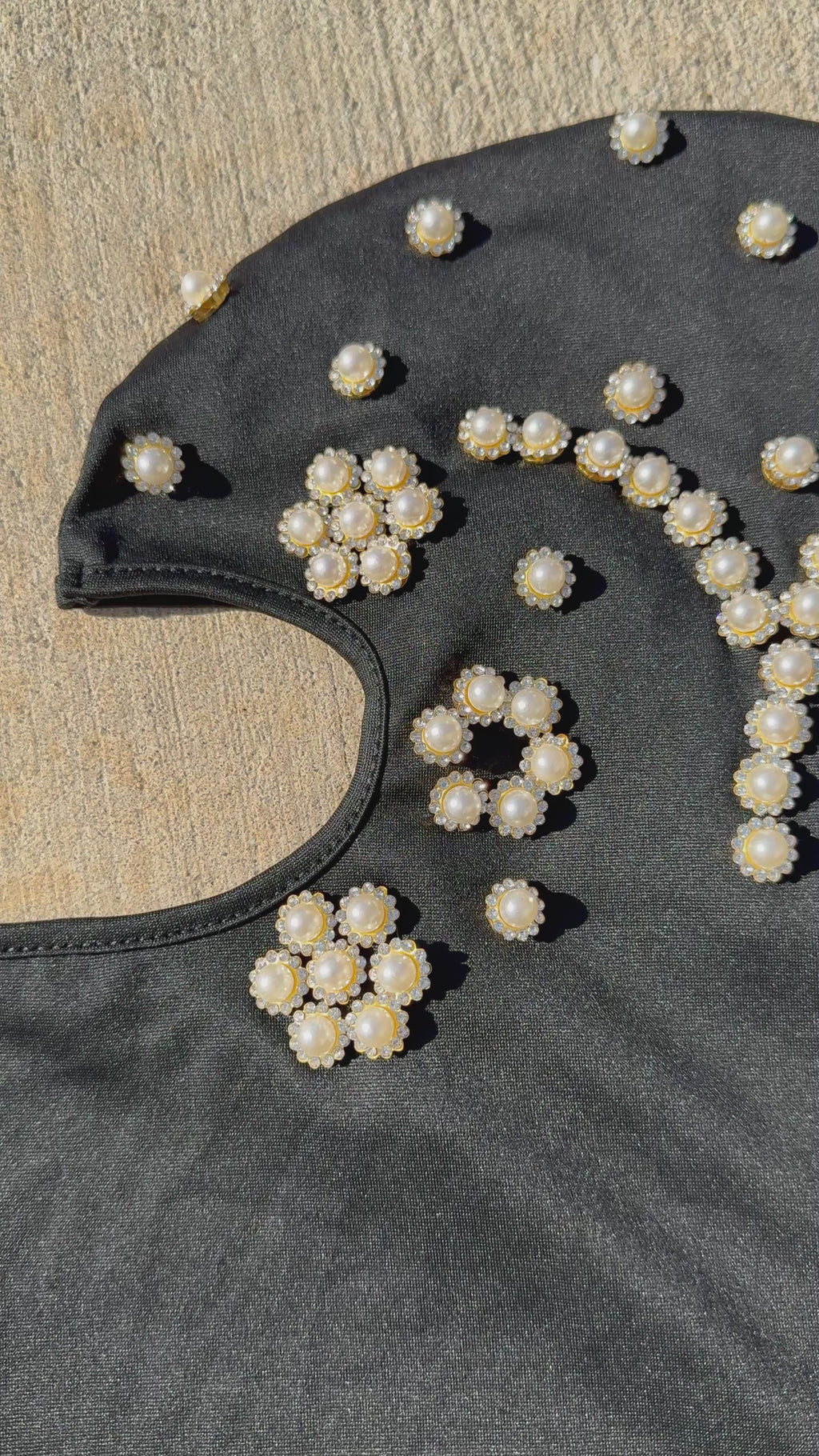 Black/ Pearl ‘Drippin’ 1of1 Galaclava